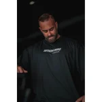 CAMISETA OVERSIZE "SUPERA TUS LÍMITES" NEGRA