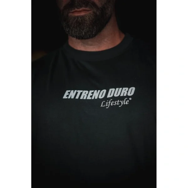 CAMISETA OVERSIZE "SUPERA TUS LÍMITES" NEGRA