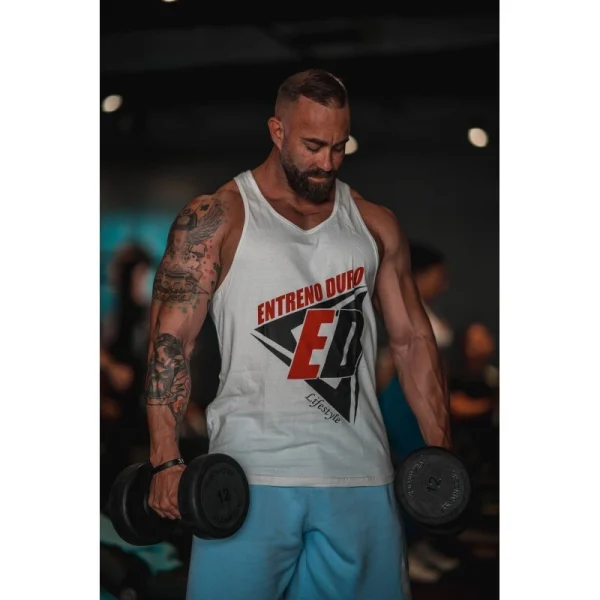 CAMISETA SIN MANGAS BLANCA