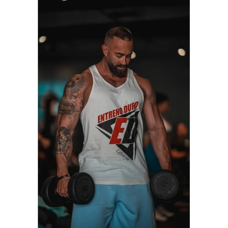 CAMISETA SIN MANGAS BLANCA
